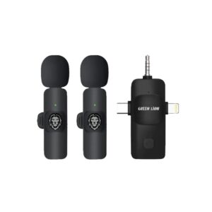 Green Lion 3 In 1 Microphone Type-C Lightning Aux