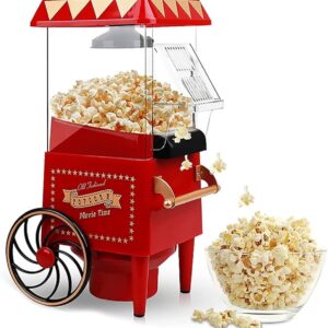 Green Lion Vintage Popcorn Maker 270ml (Red)