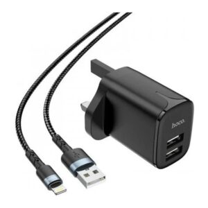 Hoco Dc16 Dual Port Charger Set Iphone