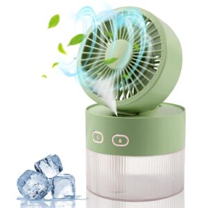 Moistening Multi Function Fan - Green