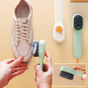 Multifunctional Handle Shoe Cleaning Brush With Liquid Box