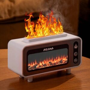 Vintage Fireplace Diffuser White