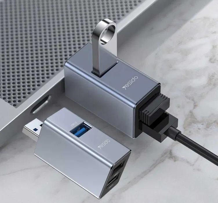 yesido usb 3.0 high speed mini hub splitter